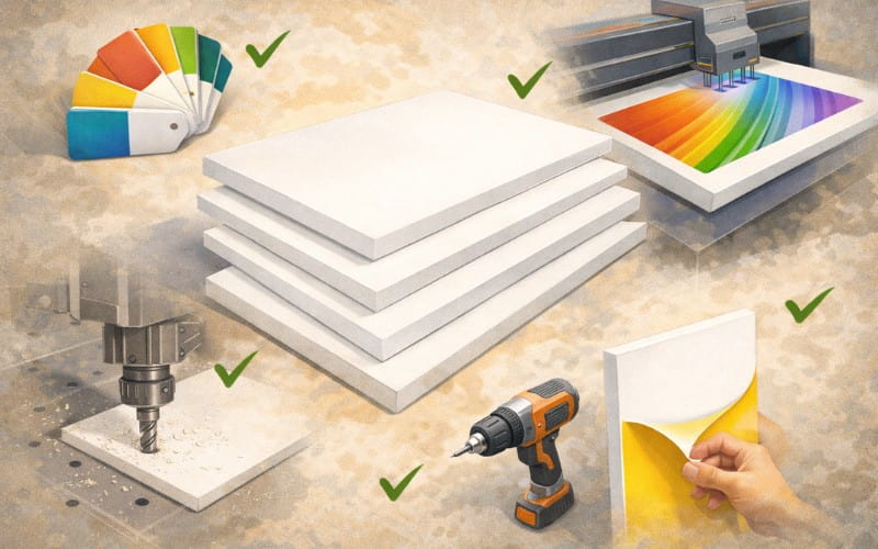 Tấm Formex trắng